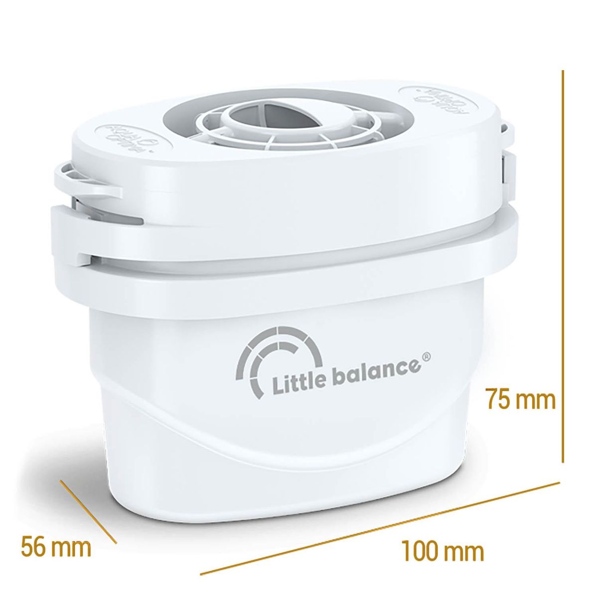 LITTLE BALANCE Carafe filtrante + lot de 12 cartouches - 8635
