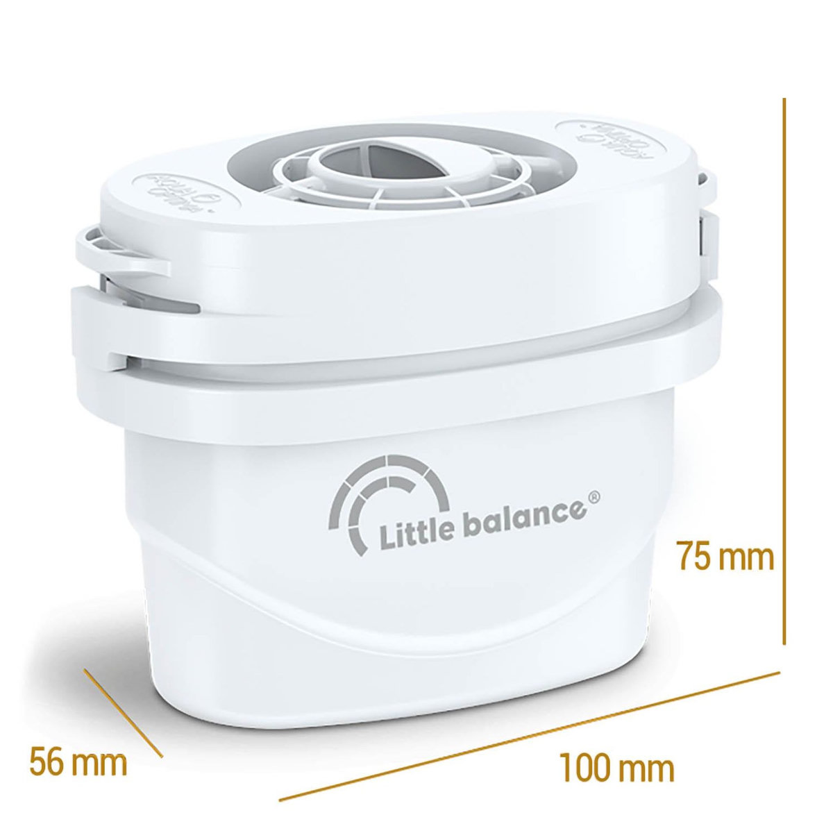 LITTLE BALANCE Carafe filtrante + lot de 12 cartouches - 8635