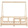 Voir la diapositive 5 : VIDAXL Cadre de lit pour enfant 70x140 cm bois de pin massif