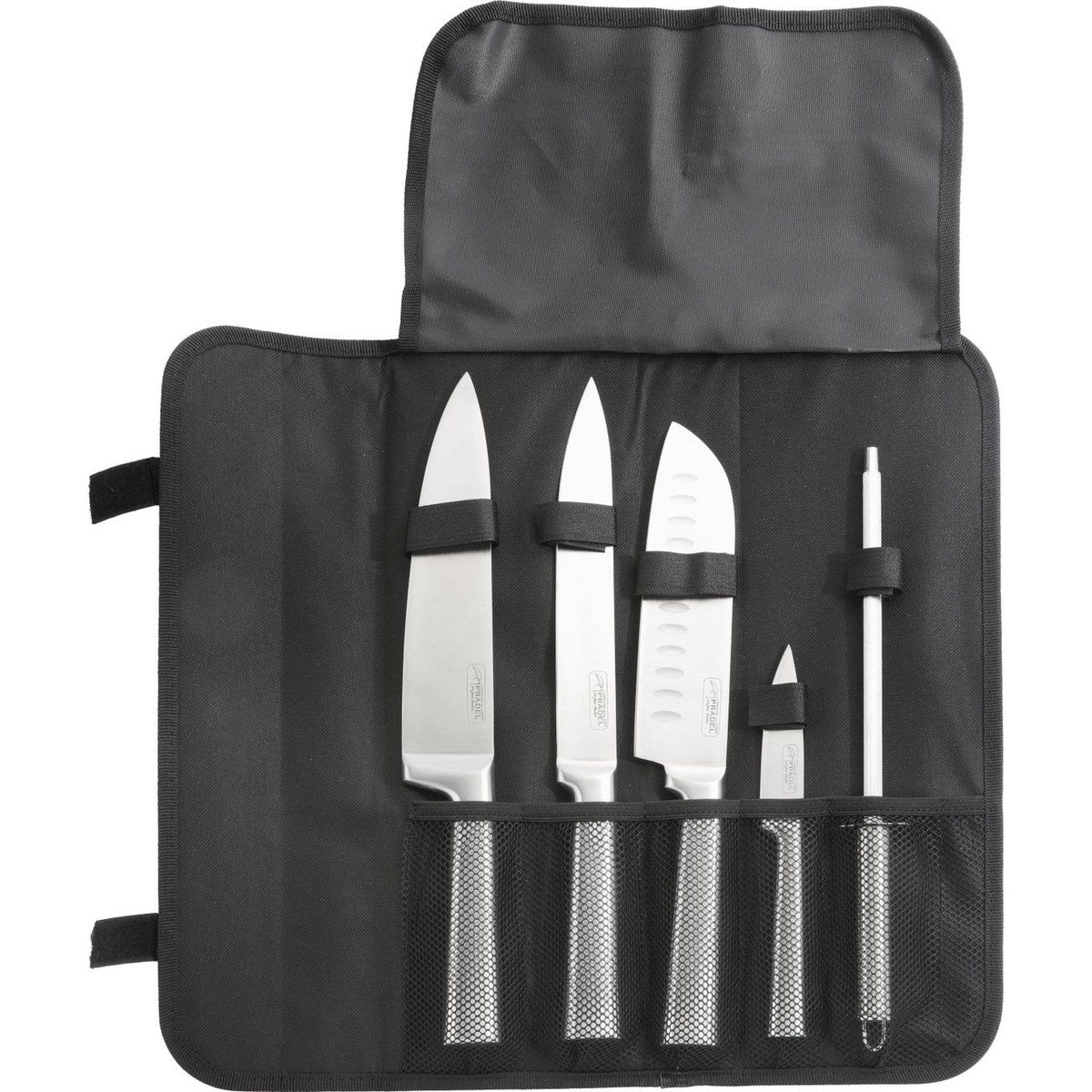 PRADEL Sacoche du cuisinier 5 couteaux KIMONO inox