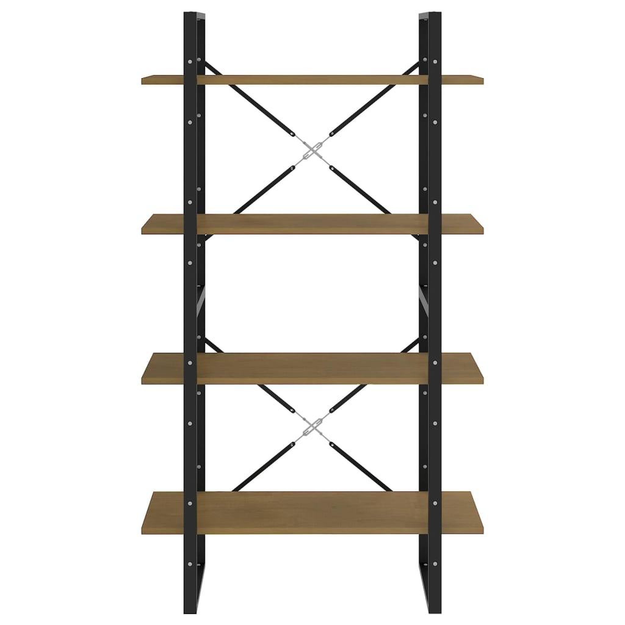 Voir la diapositive 5 : VIDAXL Bibliotheque a 4 niveaux 80x30x140 cm bois de pin massif