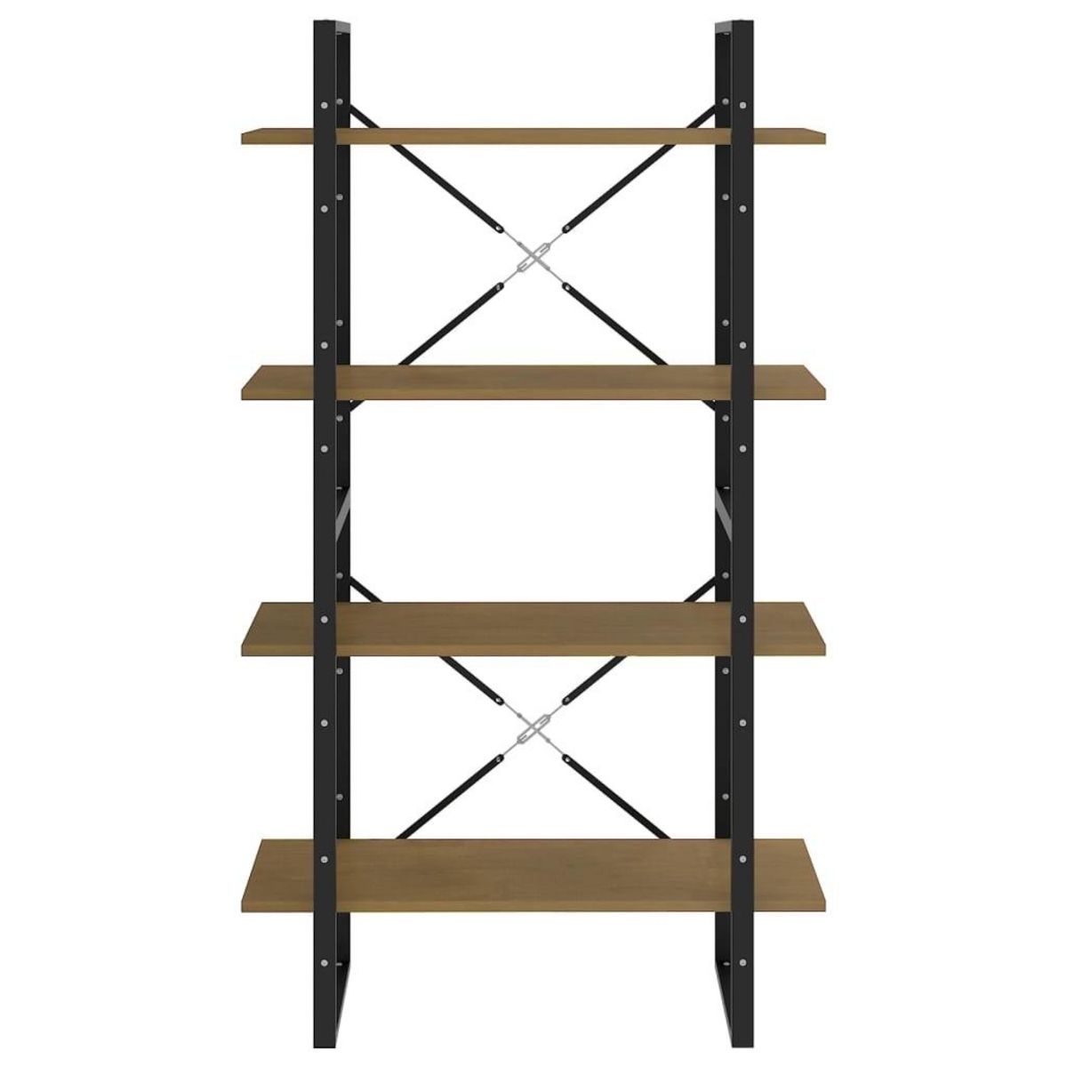 VIDAXL Bibliotheque a 4 niveaux 80x30x140 cm bois de pin massif