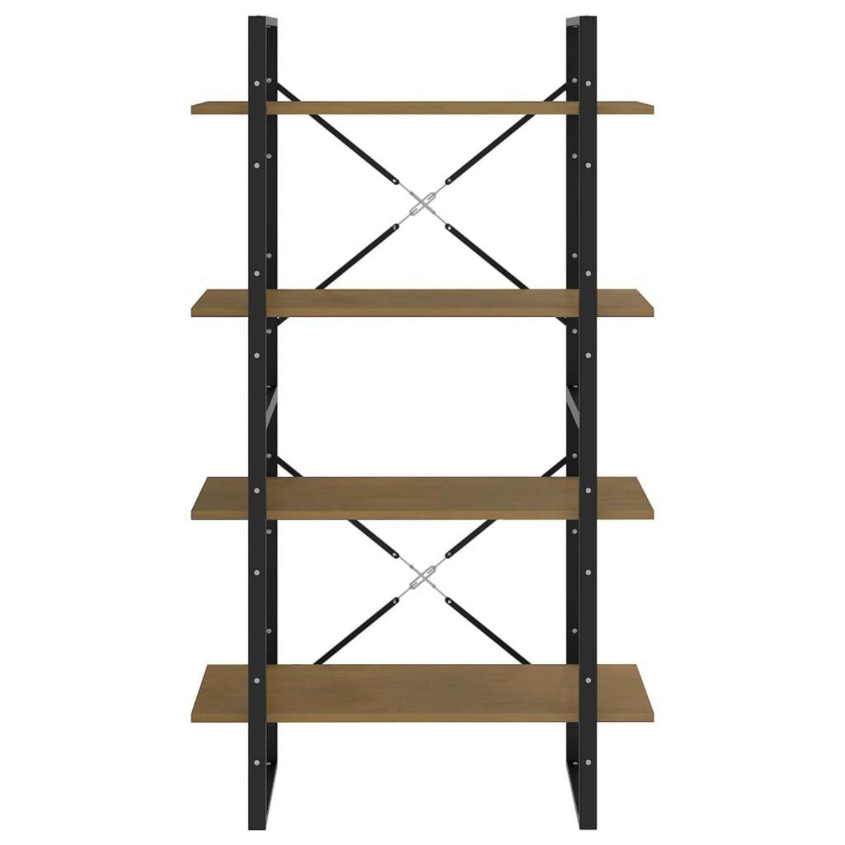 VIDAXL Bibliotheque a 4 niveaux 80x30x140 cm bois de pin massif