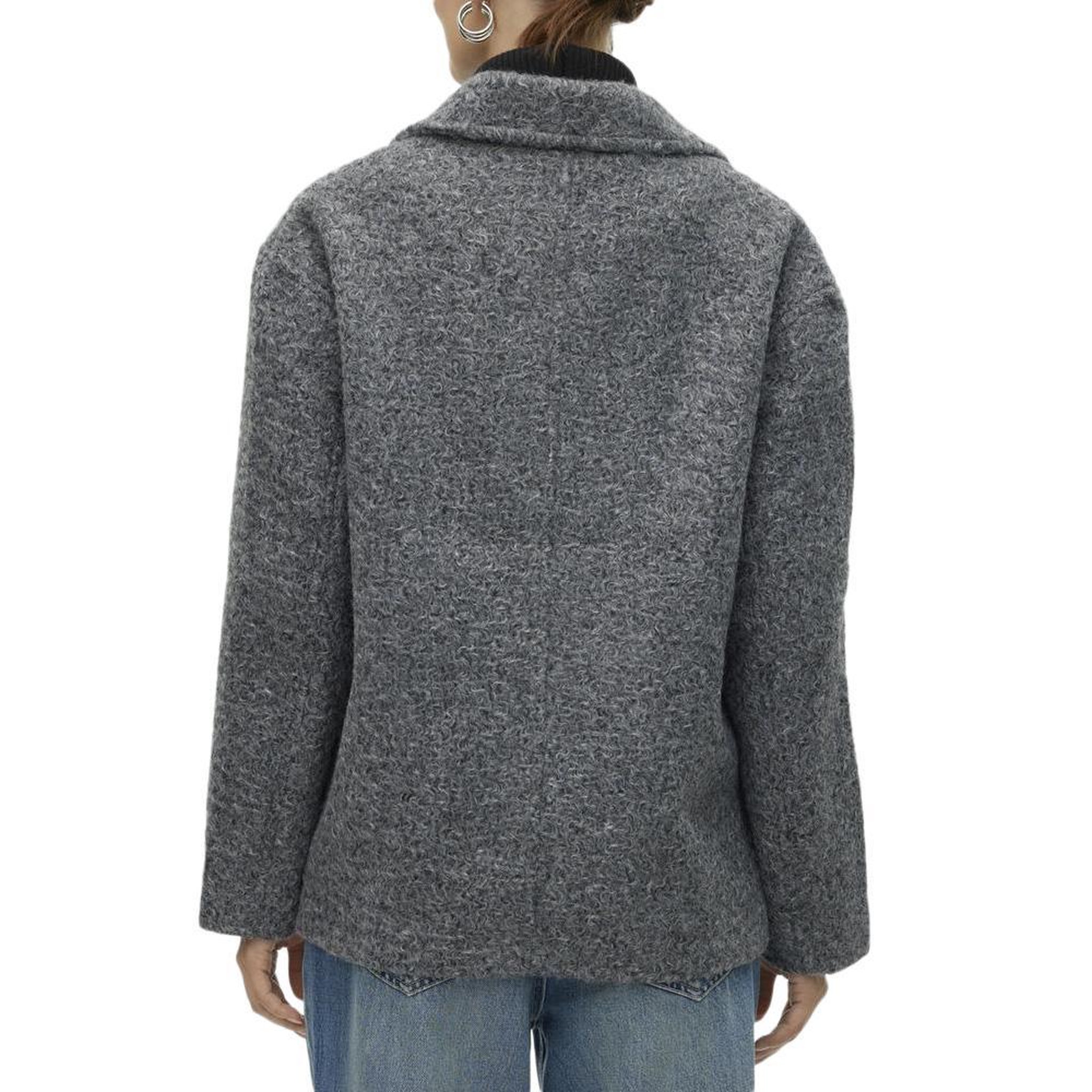 Voir la diapositive 2 : Vero Moda Manteau Gris Femme Vero Moda Elite bella