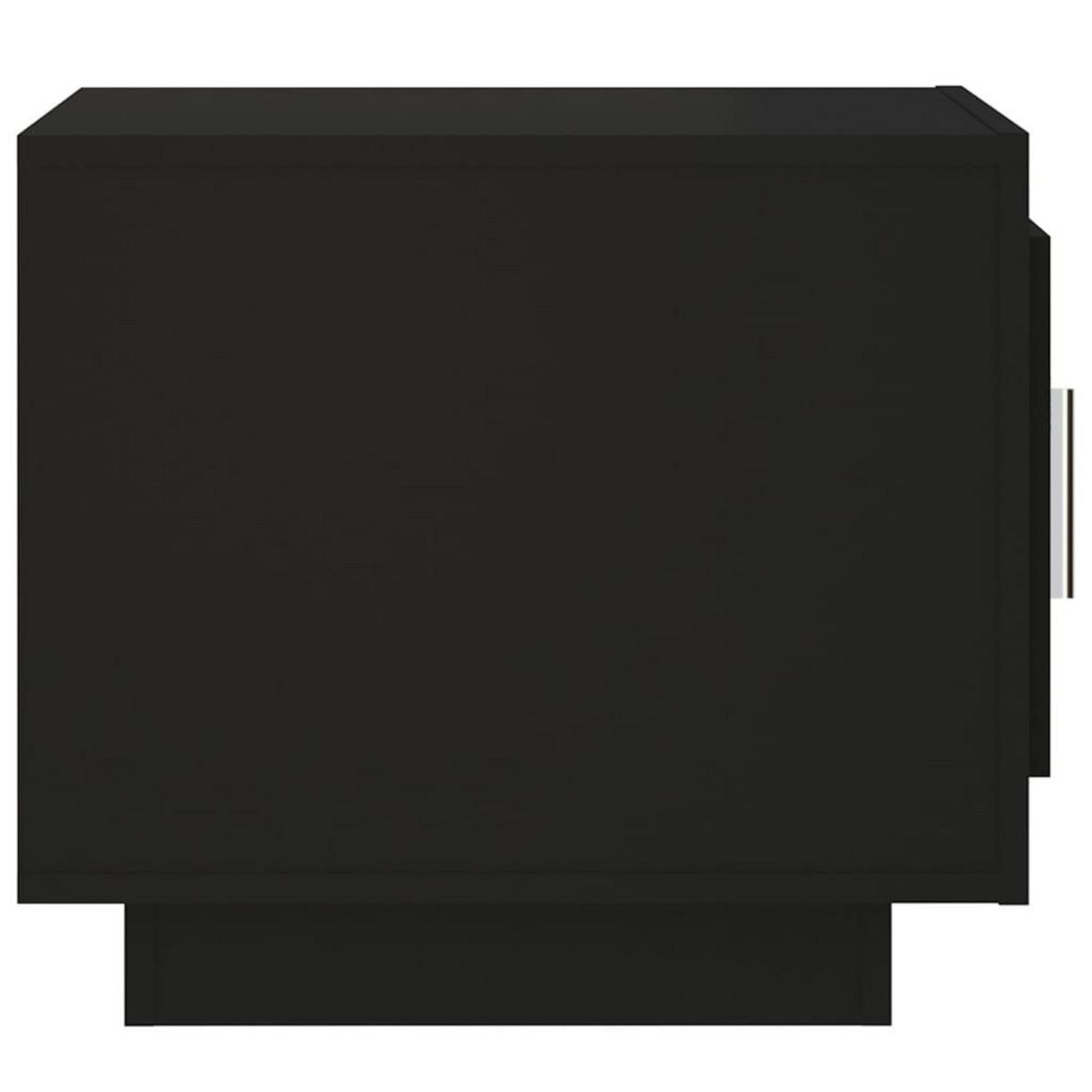 VIDAXL Table basse noir 51x50x45 cm bois d'ingenierie