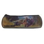 Bagtrotter BAGTROTTER Trousse scolaire ronde Star Wars / The Mandalorian Grise