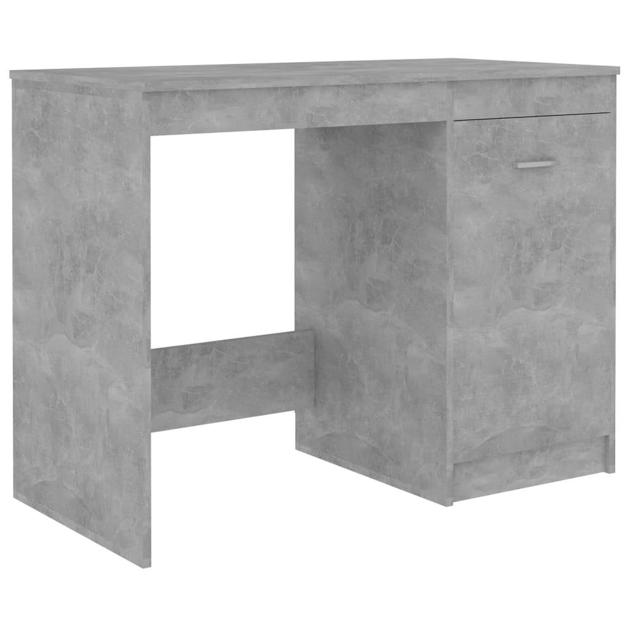 Voir la diapositive 2 : VIDAXL Bureau Gris beton 100x50x76 cm Bois d'ingenierie