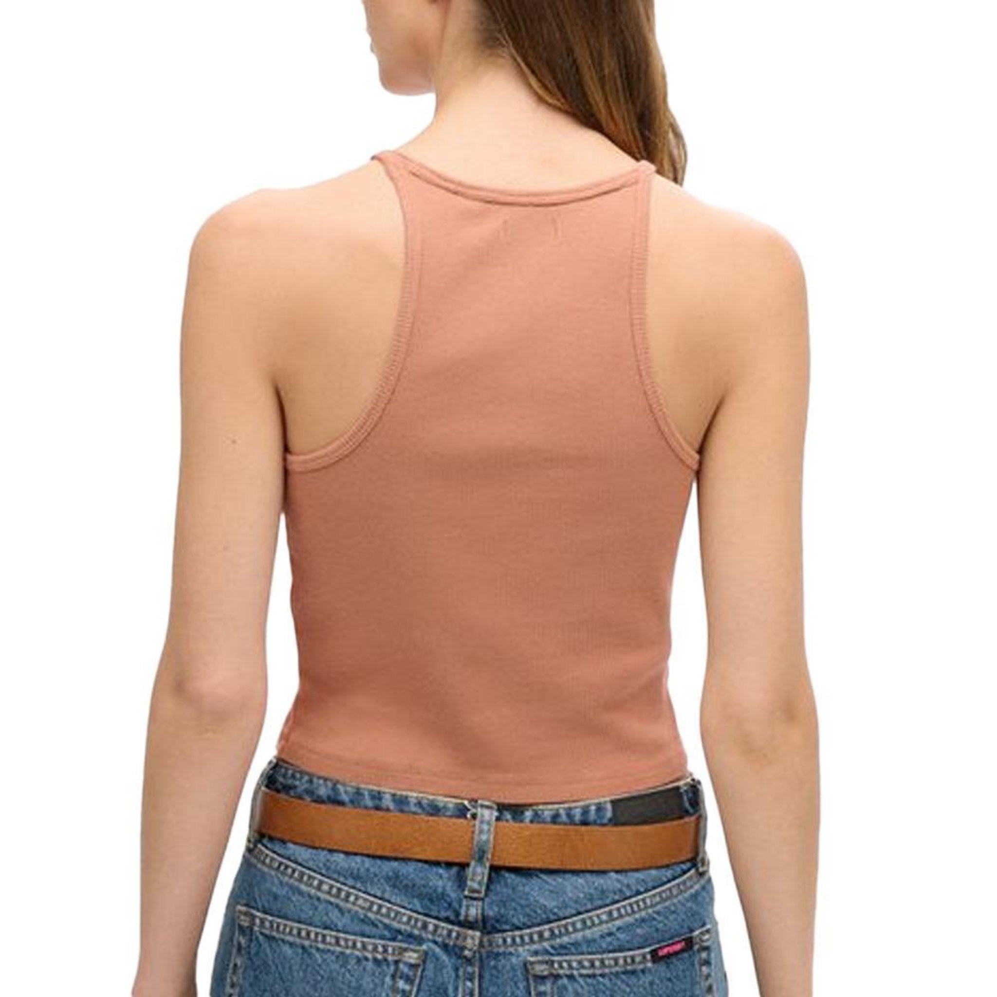 Voir la diapositive 2 : SUPERDRY Débardeur  Femme Superdry Essential Logo Racer