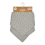 Voir la diapositive 4 : Paris Prix Lot de 2 Bavoirs Bébé  Bandana  41cm Gris