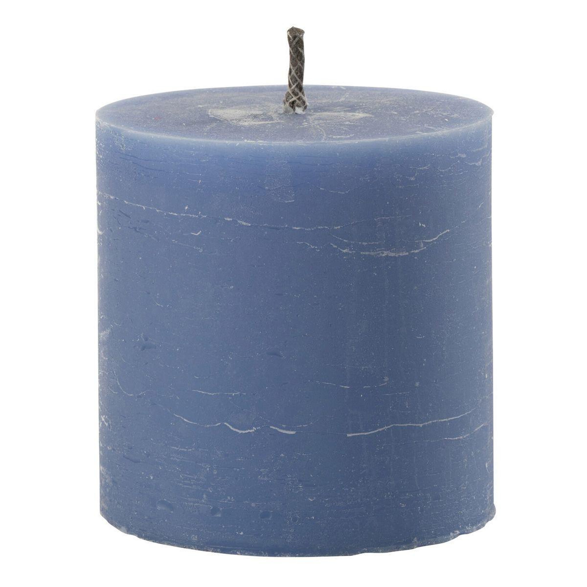 J-LINE Bougie pilier extérieur  odessa  13cm bleu