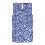 Only T Shirt Sans Manches  à Motifs Femme Only Nova Life. Coloris disponibles : Bleu