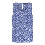 Only T Shirt Sans Manches  à Motifs Femme Only Nova Life. Coloris disponibles : Bleu