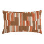 Voir la diapositive 1 : ATMOSPHERA Coussin Déco en Jacquard Chenillé  Calix  30x50cm Ambre