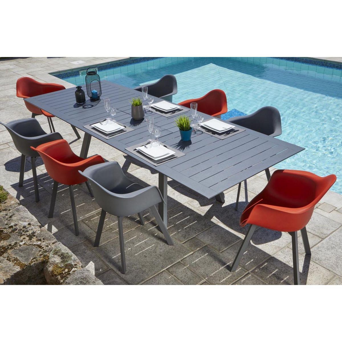 Ozalide Fauteuil pour table de jardin Malmo