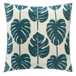 ATMOSPHERA Housse de Coussin  Chen Feuil  40x40cm Vert