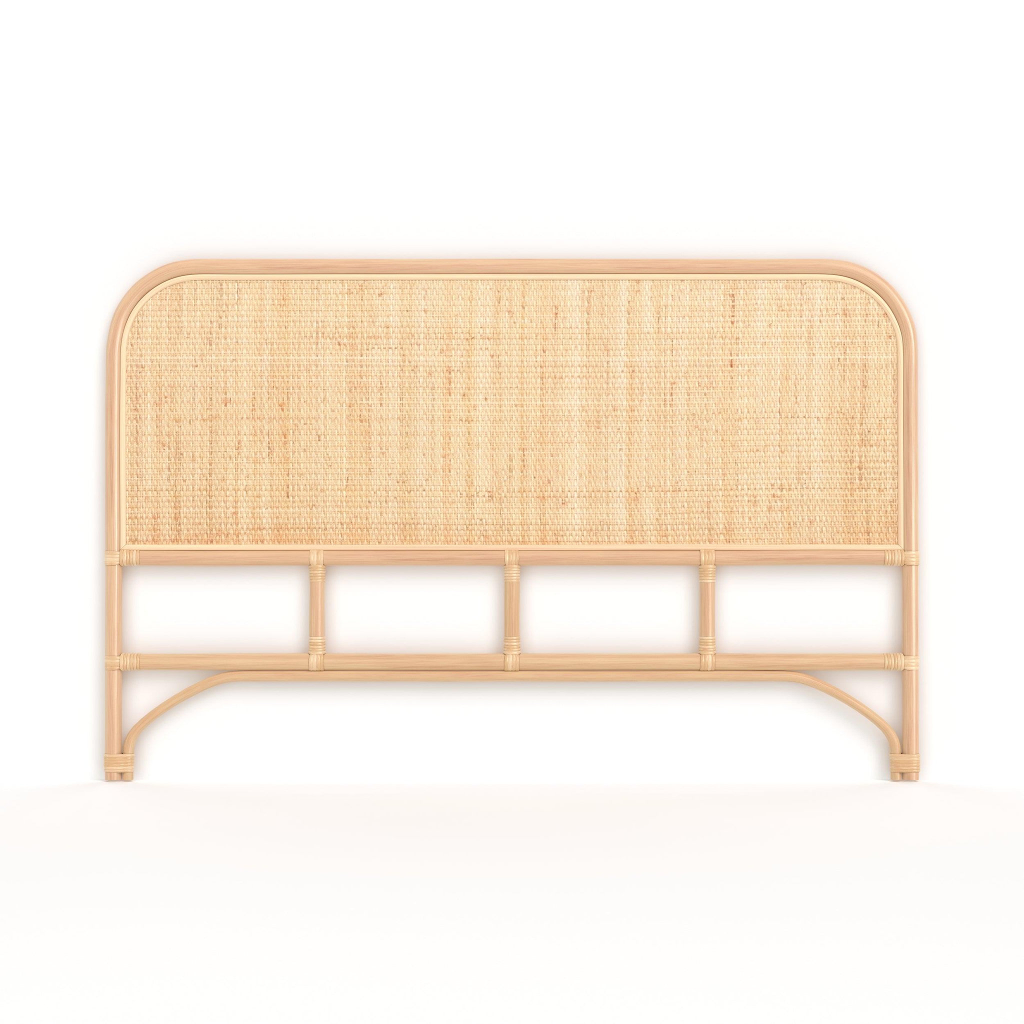 MAISON PAVANE Tête de lit 140 cm en rotin naturel-Grace