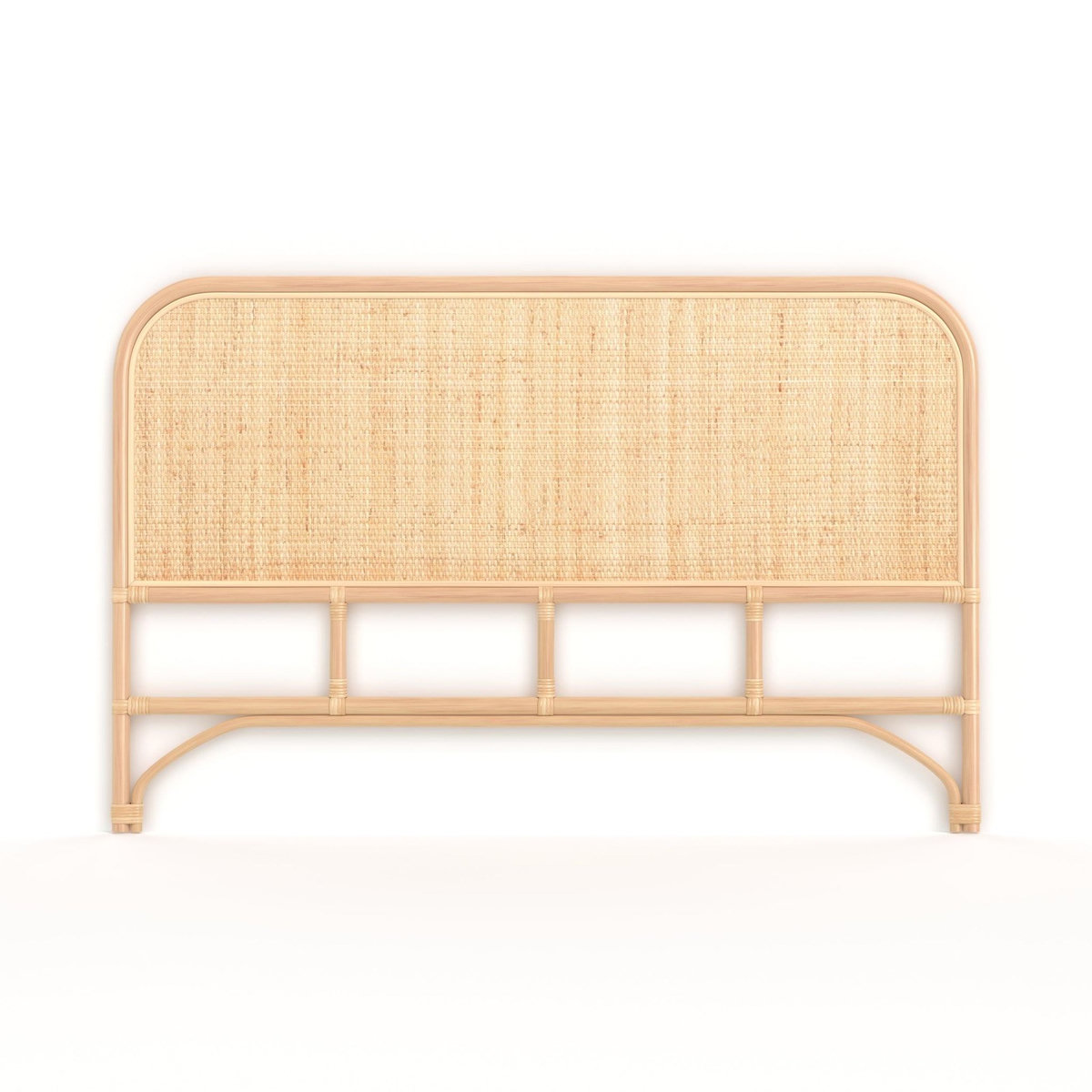 Rendez vous déco Tête de lit 140 cm en rotin naturel-Grace