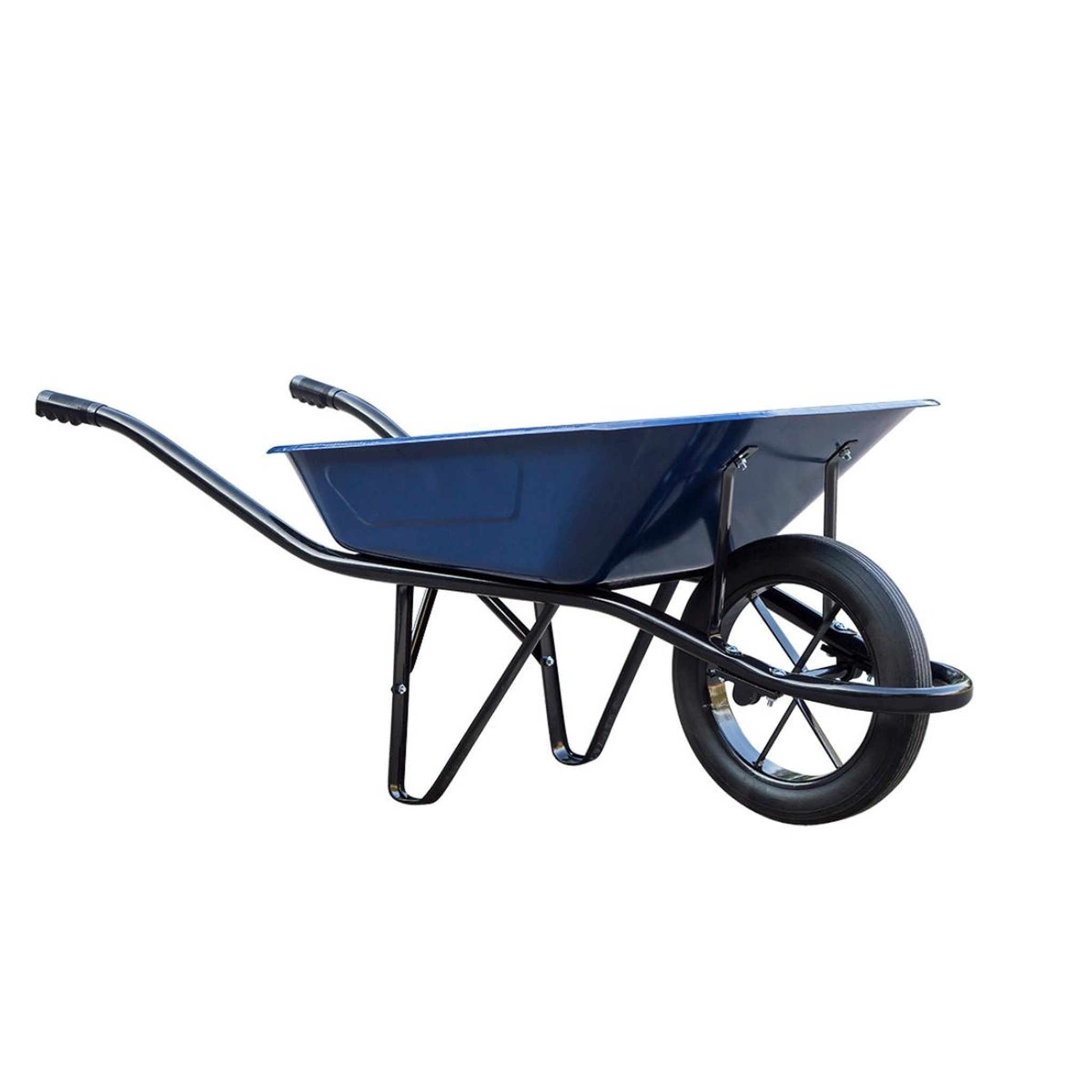 OUTILS PERRIN Brouette 100 l - classic - roue pleine - bleu