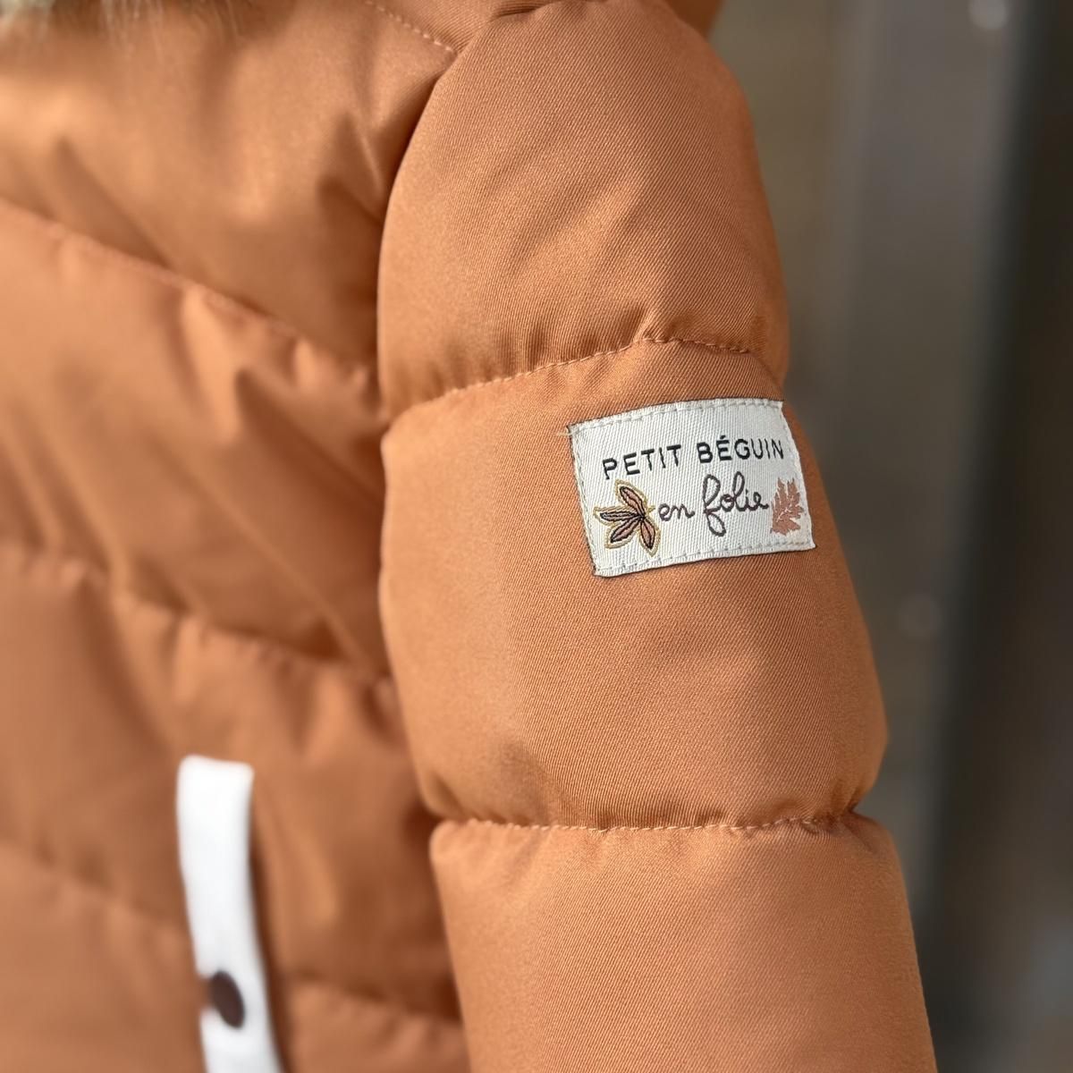 Petit Béguin Doudoune enfant imperméable doublée sherpa avec capuche Chincha