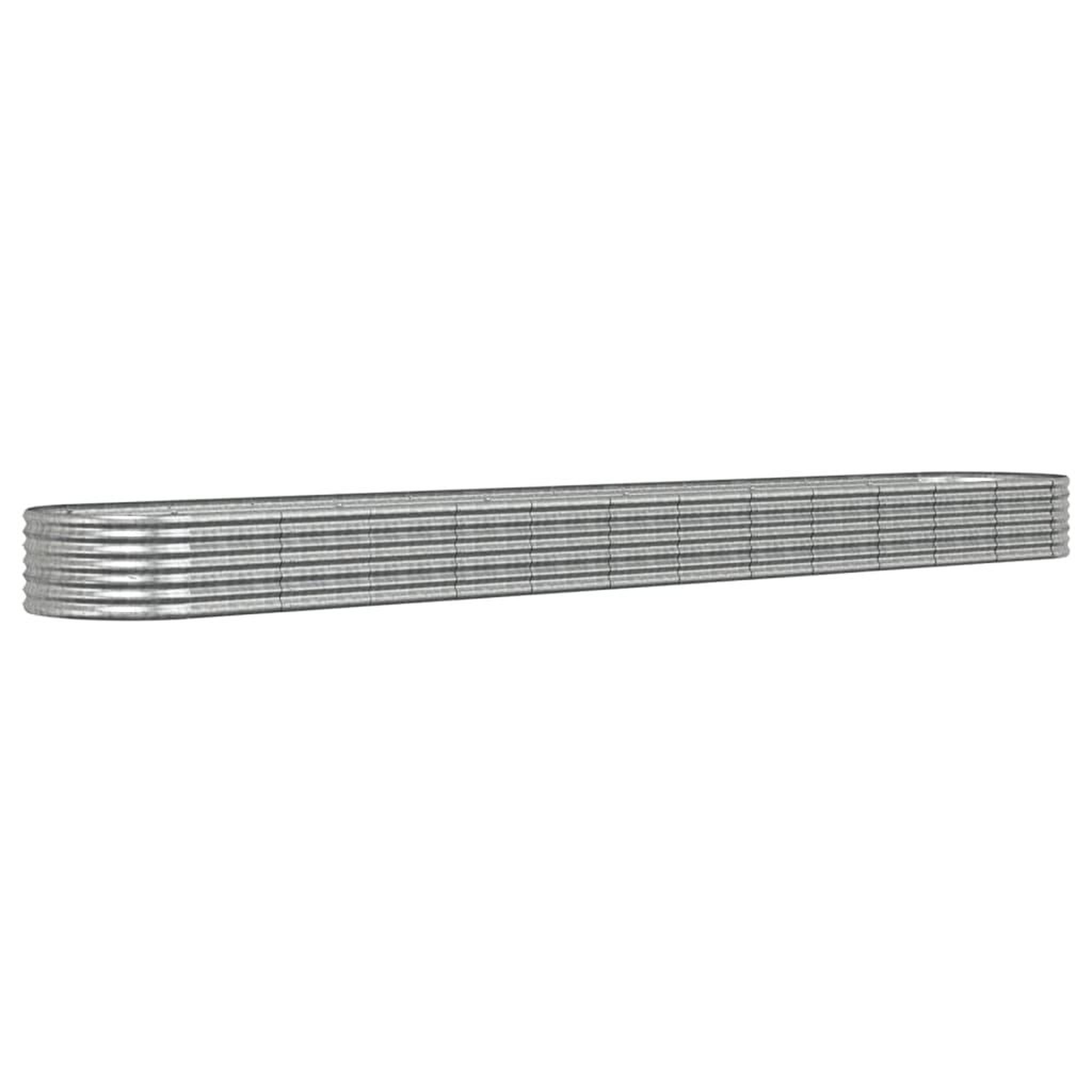 Voir la diapositive 2 : VIDAXL Lit sureleve de jardin Acier enduit de poudre Argente