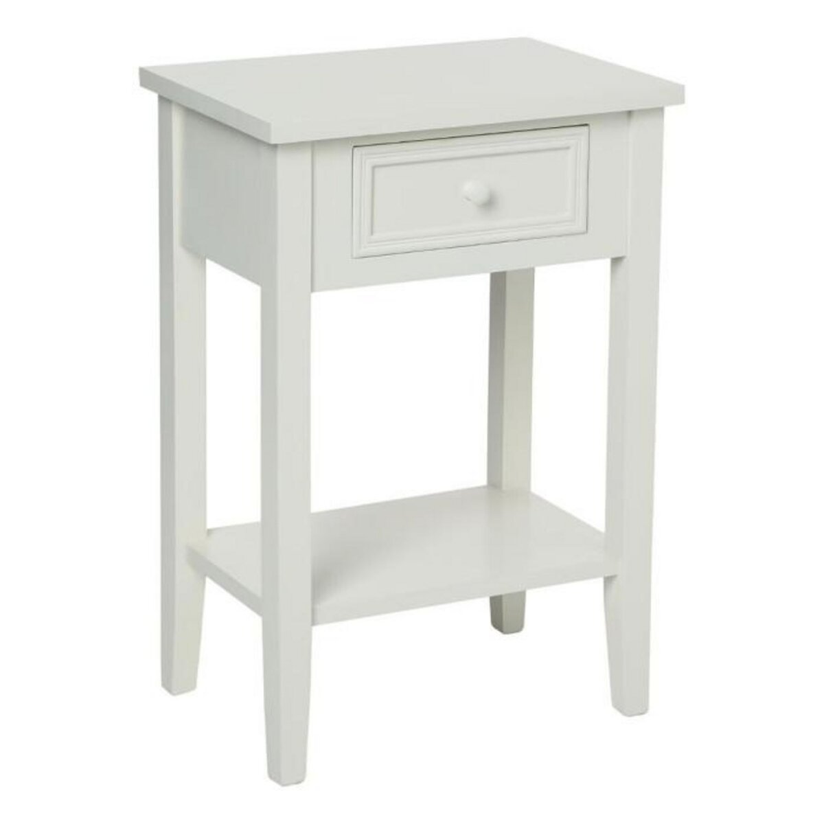 ATMOSPHERA Table de Chevet  Charme  67cm Blanc