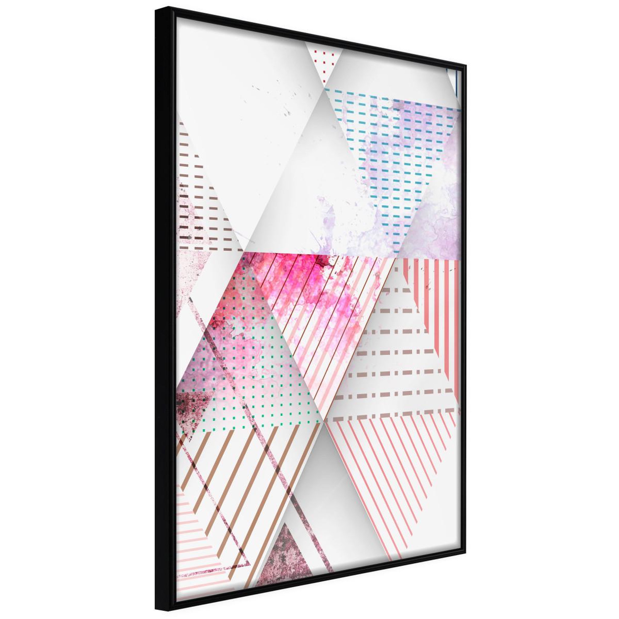 Paris Prix Affiche Murale Encadrée  Patchwork III