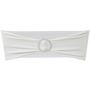 Voir la diapositive 2 : VIDAXL 25 bandes de chaise decoratives extensibles creme