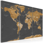 Paris Prix Tableau Imprimé  World Map : Modern Aesthetics. Coloris disponibles : Multicolore