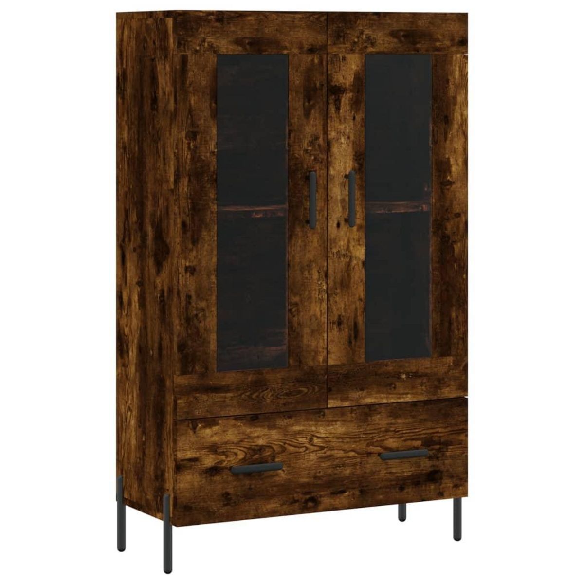 VIDAXL Buffet haut chene fume 69,5x31x115 cm bois d'ingenierie