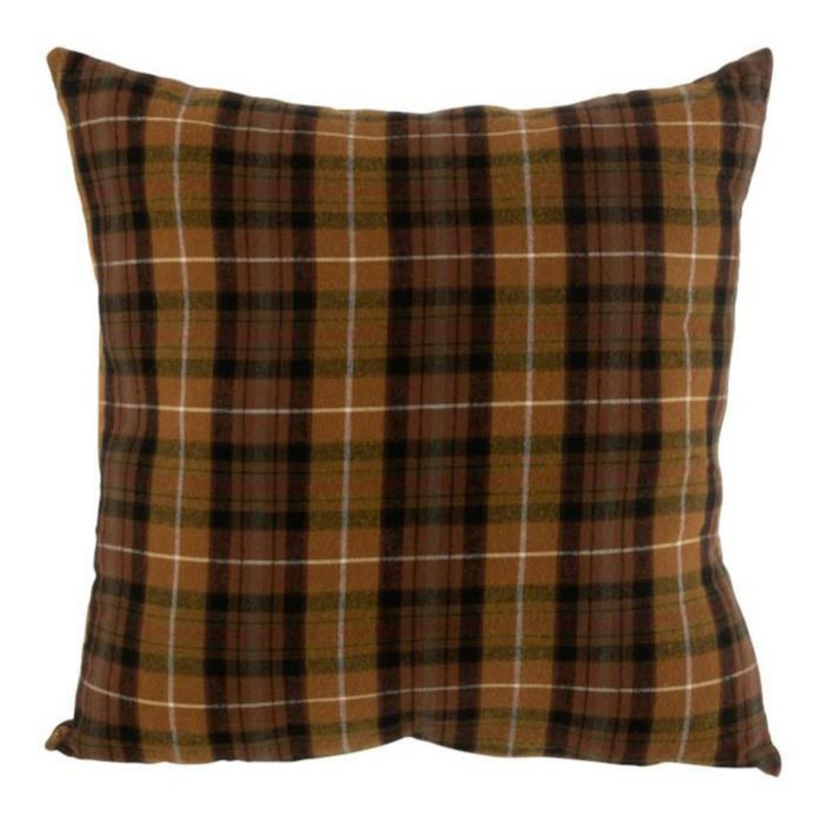 Paris Prix Coussin Déco Carreaux  Félix  45x45cm Marron