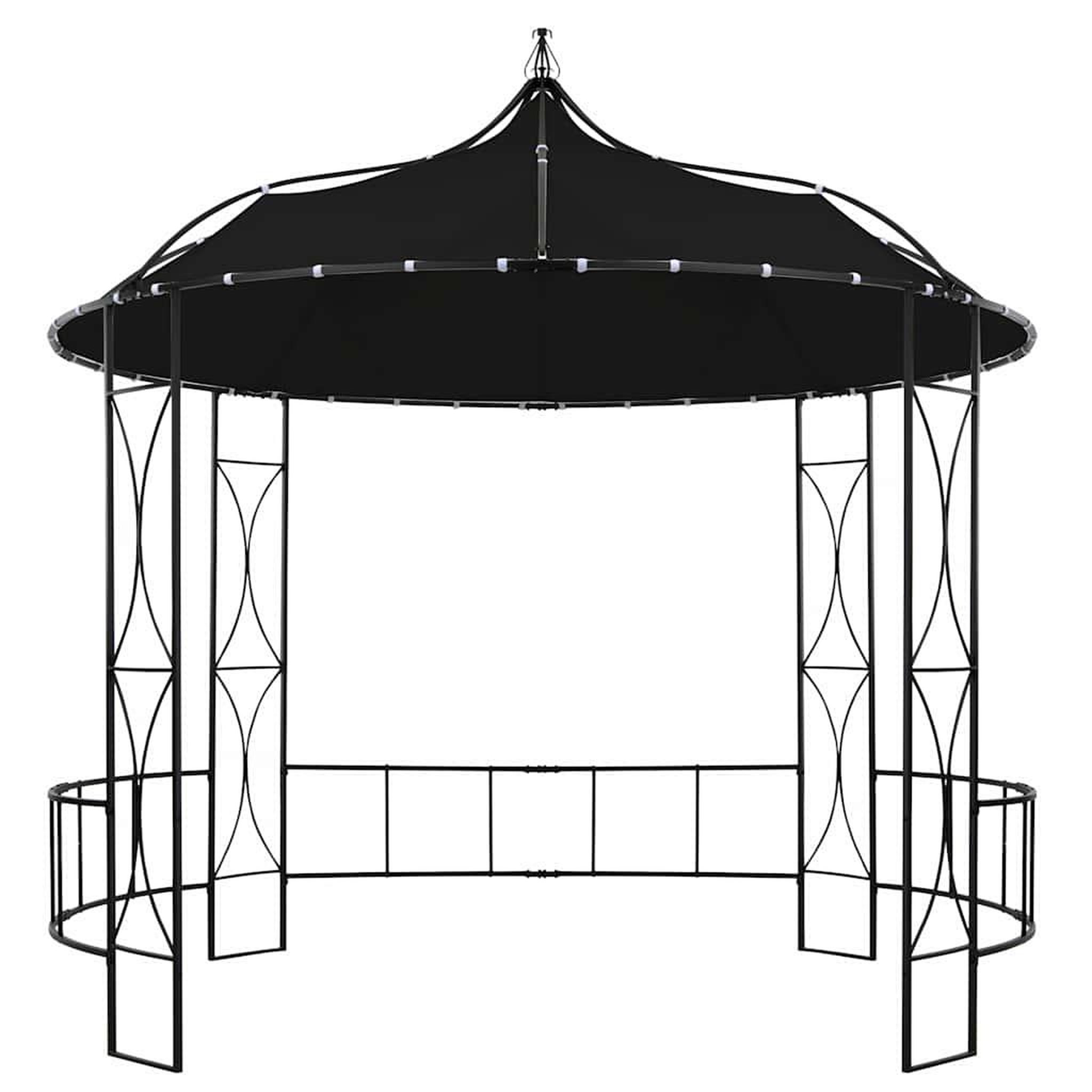 Voir la diapositive 4 : VIDAXL Belvedere 300 x 290 cm Anthracite Rond