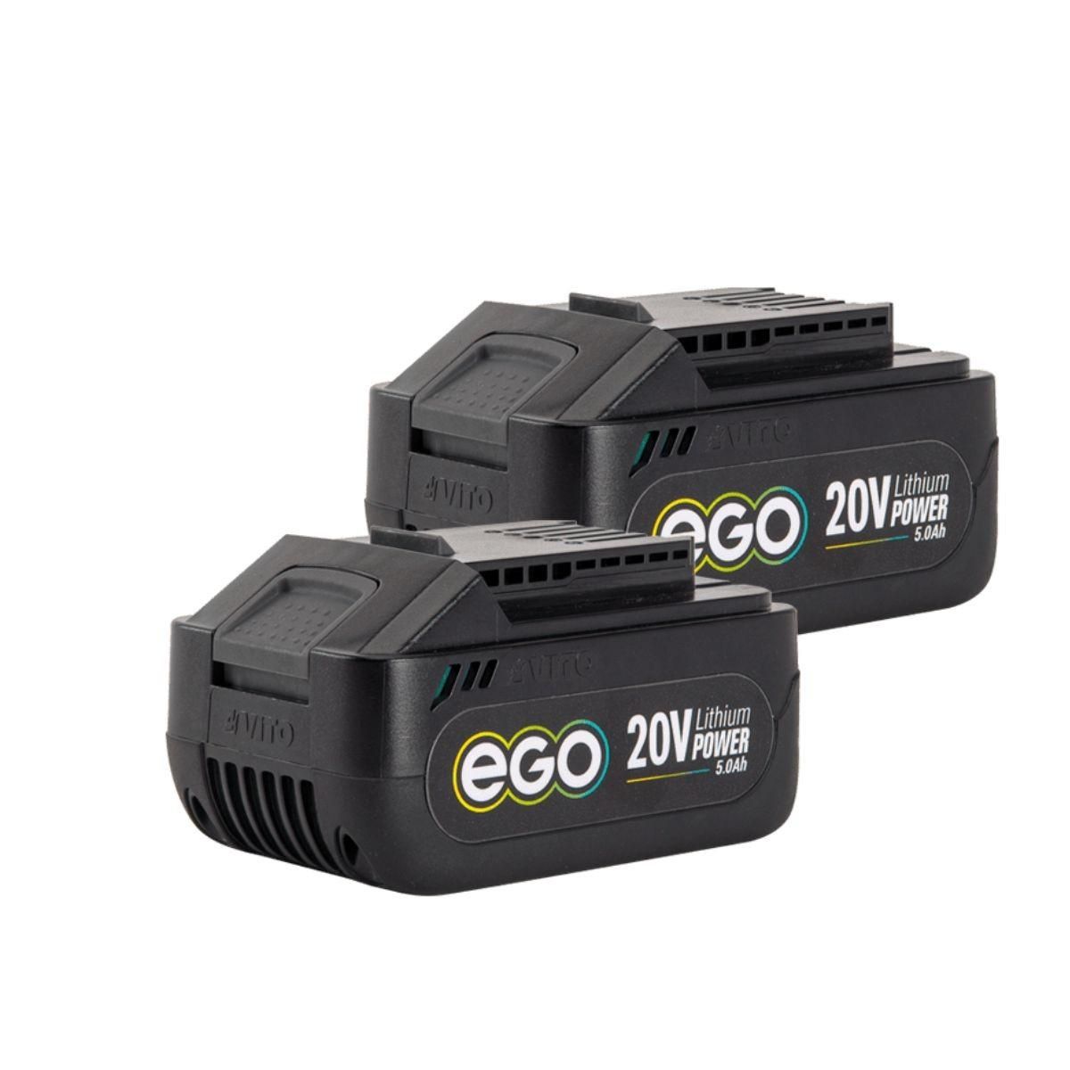 VITO Tondeuse à gazon 40V - 2 Batteries lithium 3.0Ah Chargeur double Moteur Brushless 600m2 VITO