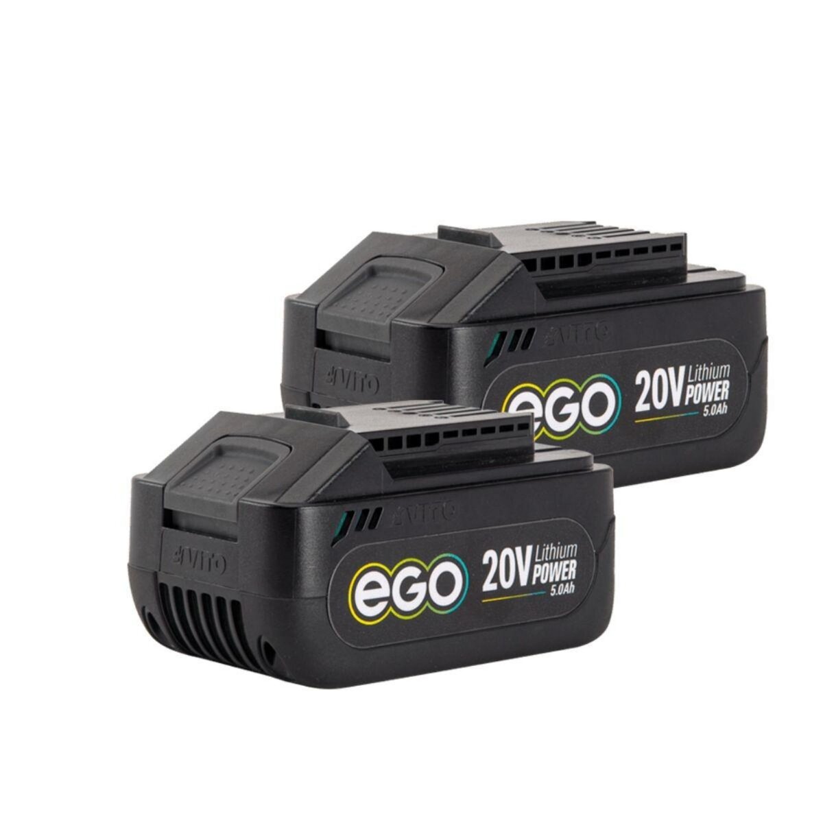 VITO Tondeuse à gazon 40V - 2 Batteries lithium 3.0Ah Chargeur double Moteur Brushless 600m2 VITO