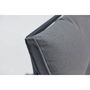 Voir la diapositive 3 : CONCEPT USINE Salon de jardin bas 5 places en aluminium gris foncé FIRA