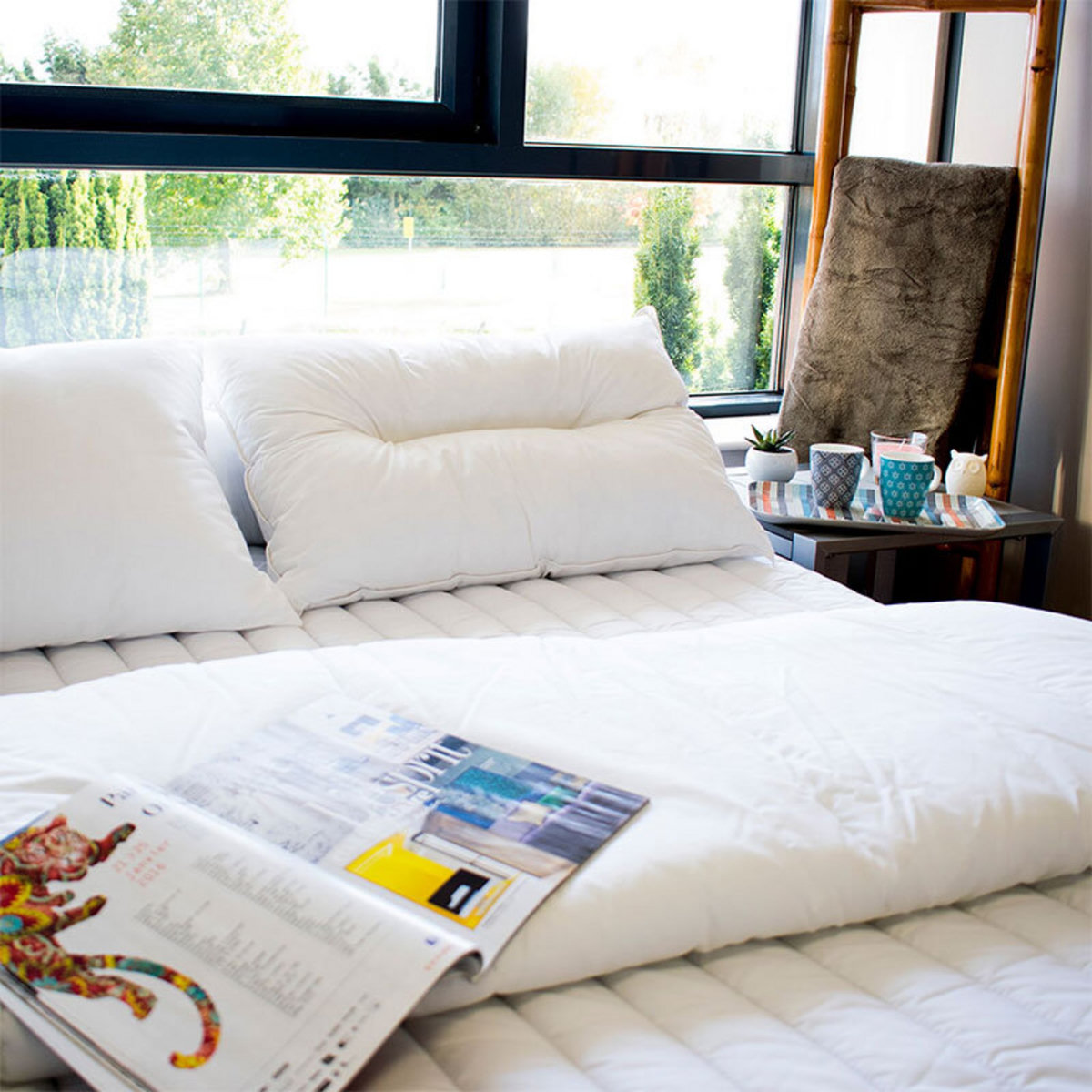 Oreiller à mémoire de forme ergonomique