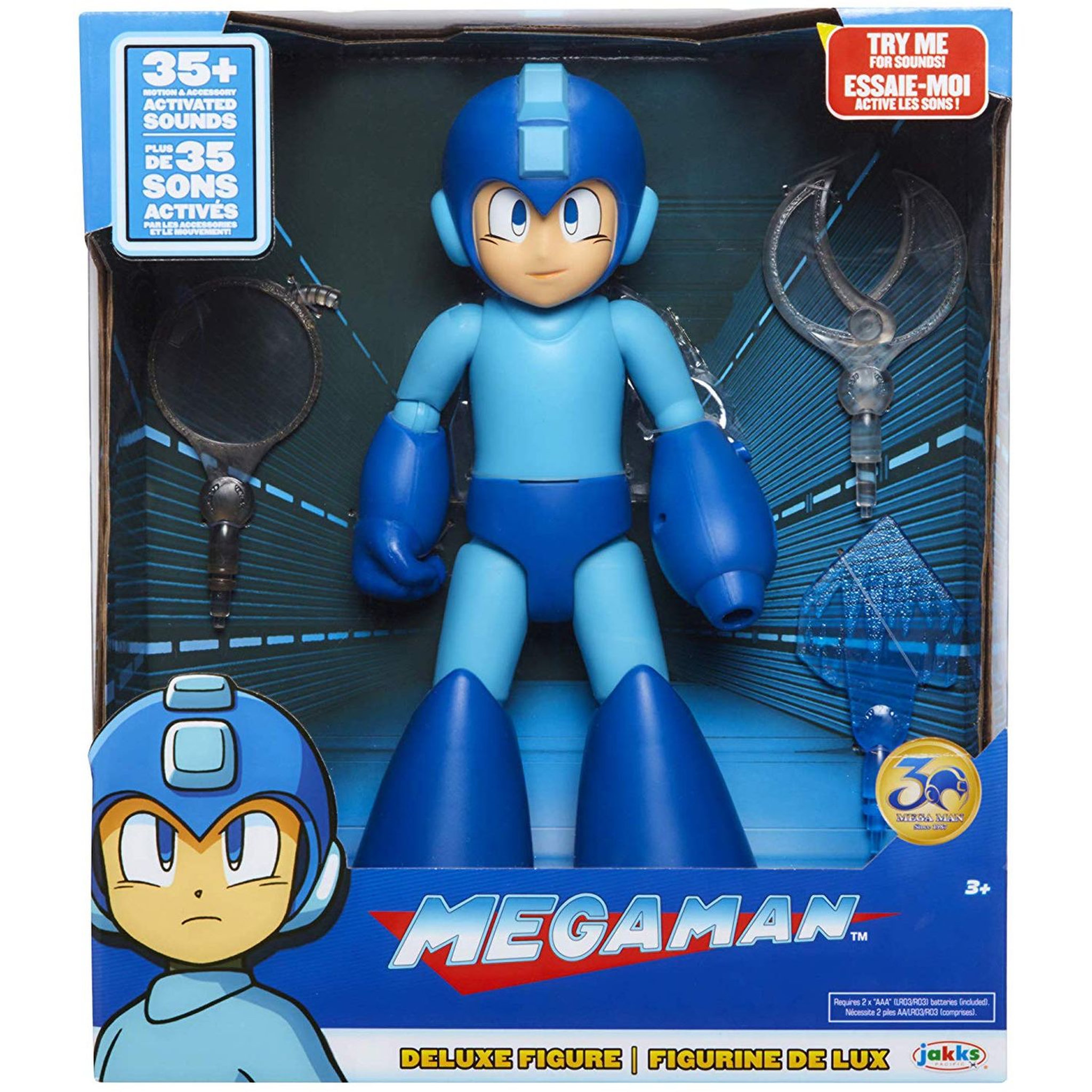 Voir la diapositive 1 : JAKKS PACIFIC Megaman Figurine Deluxe 30 cm