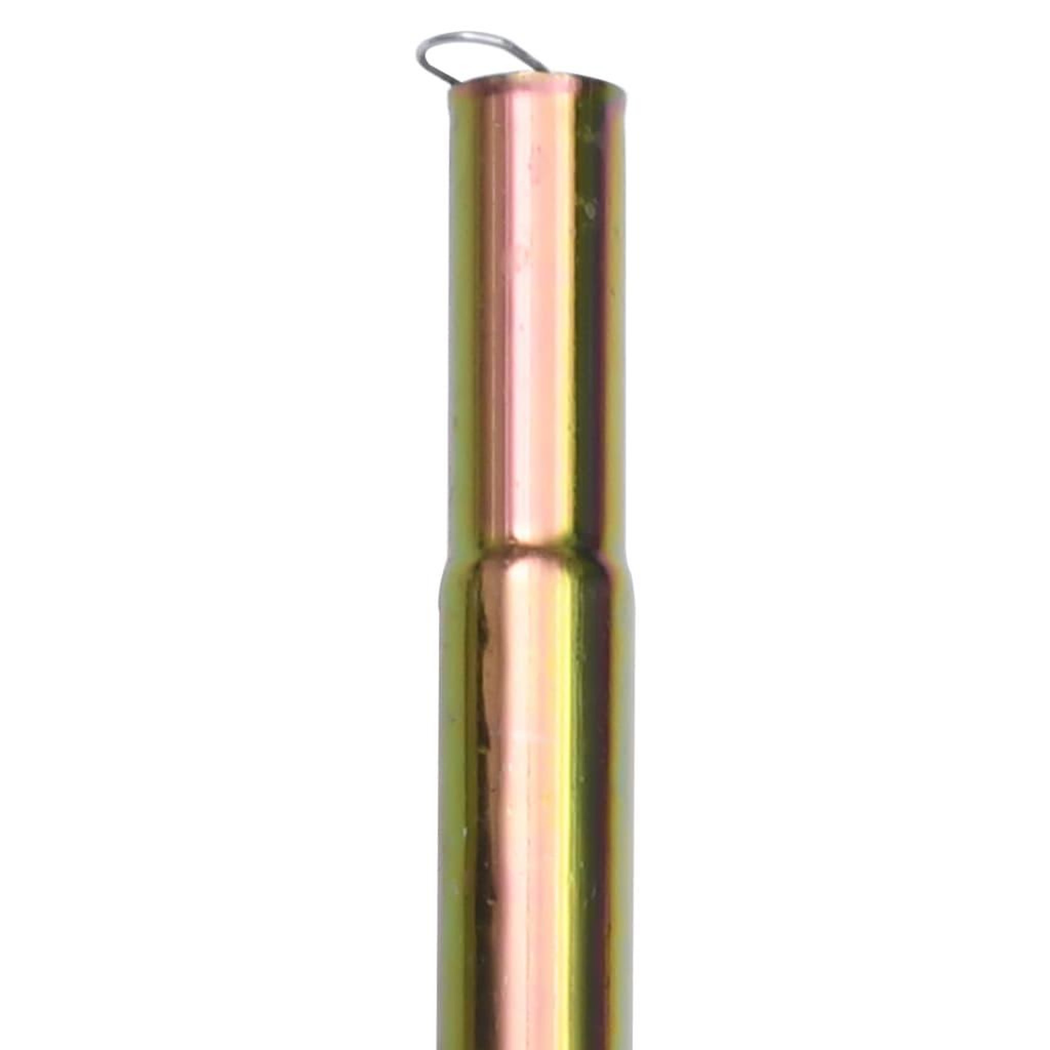 Voir la diapositive 2 : VIDAXL Mats de tente telescopiques 170-255 cm 2 pcs Acier galvanise