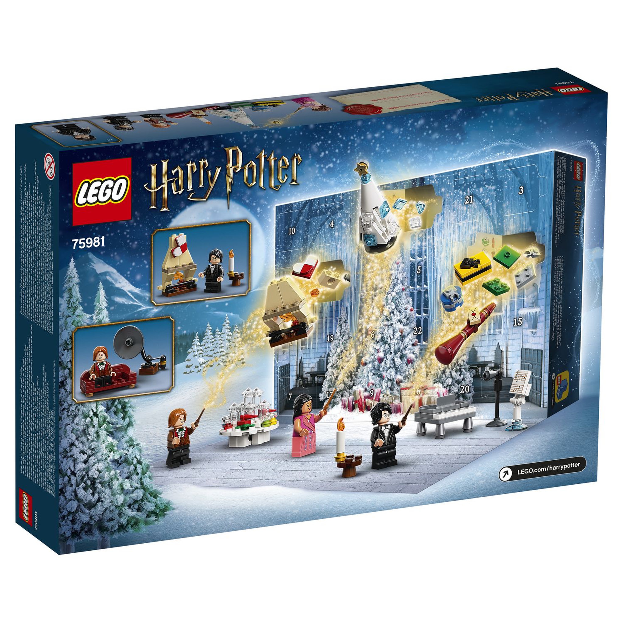 Voir la diapositive 3 : LEGO Harry Potter 75981 - Le calendrier de l'avent