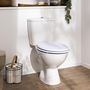 Voir la diapositive 6 : Paris Prix Abattant WC Uni  Matty  46cm Blanc