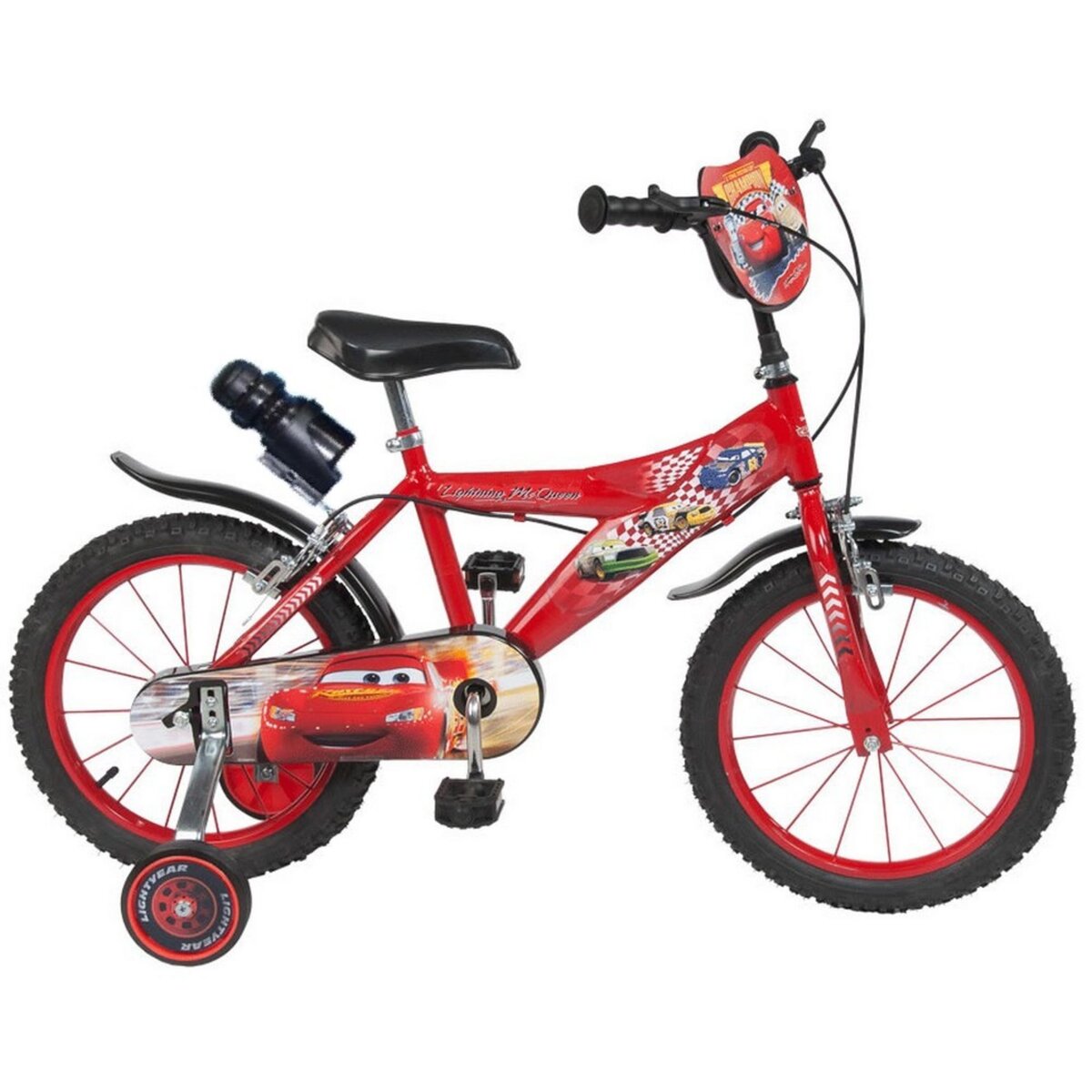 DISNEY Vélo enfant 16 pouces Cars Licence Officielle Disney pas cher 