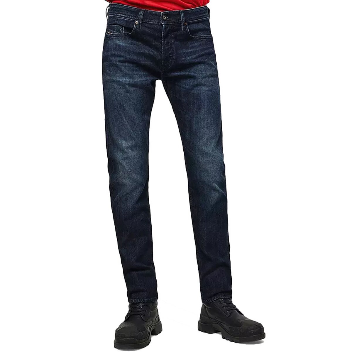 DIESEL Jeans Slim Marine Homme Diesel Buster pas cher Auchan.fr