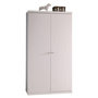 Voir la diapositive 5 : Paris Prix Pack - Lit Enfant, Sommier, Chevet & Armoire  Robin  90x200cm Blanc