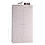 Voir la diapositive 5 : Paris Prix Pack - Lit Enfant, Sommier, Chevet & Armoire  Robin  90x200cm Blanc