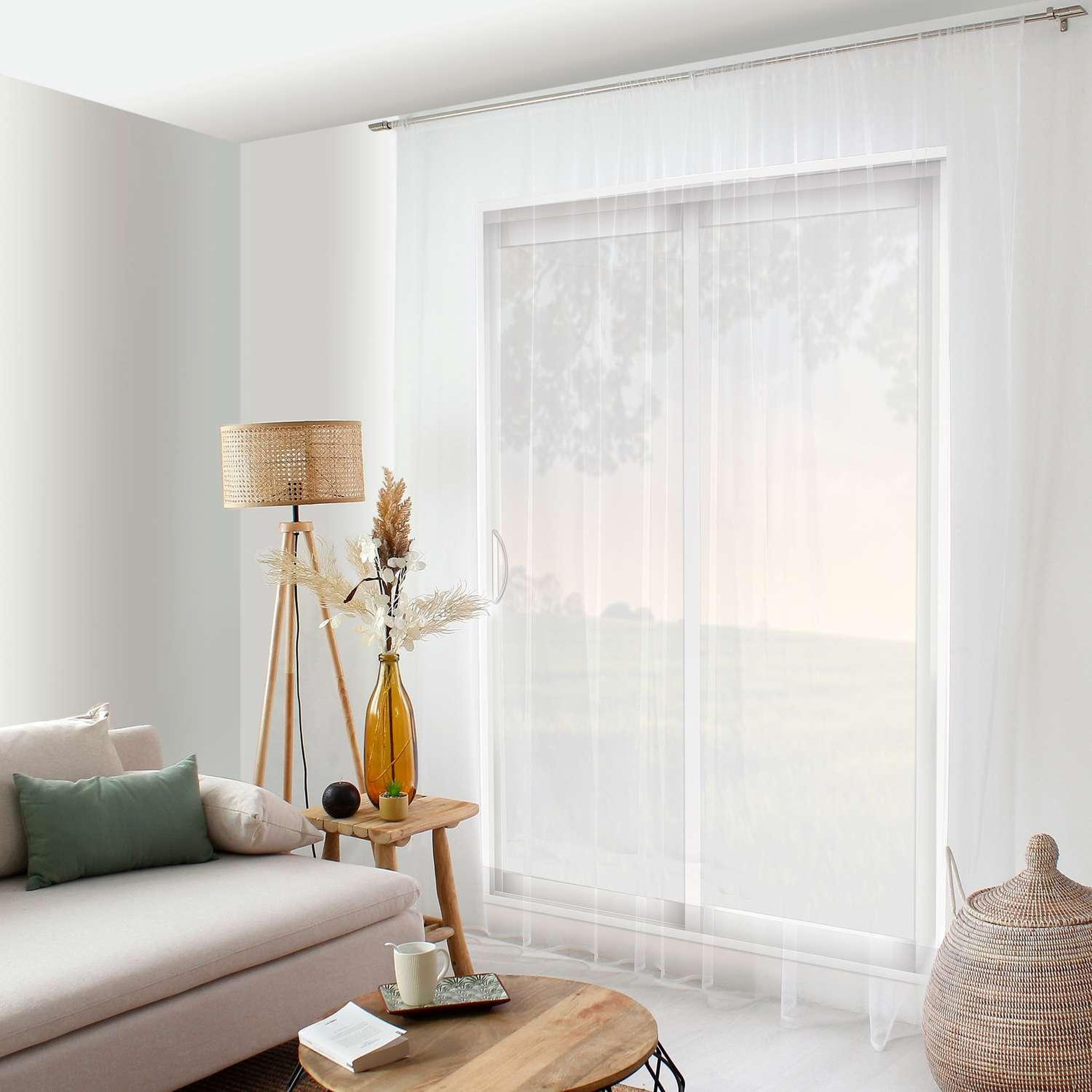 Voir la diapositive 2 : TOILINUX Voilage moustiquaire grande largeur moustik - 300 x 240 cm - blanc