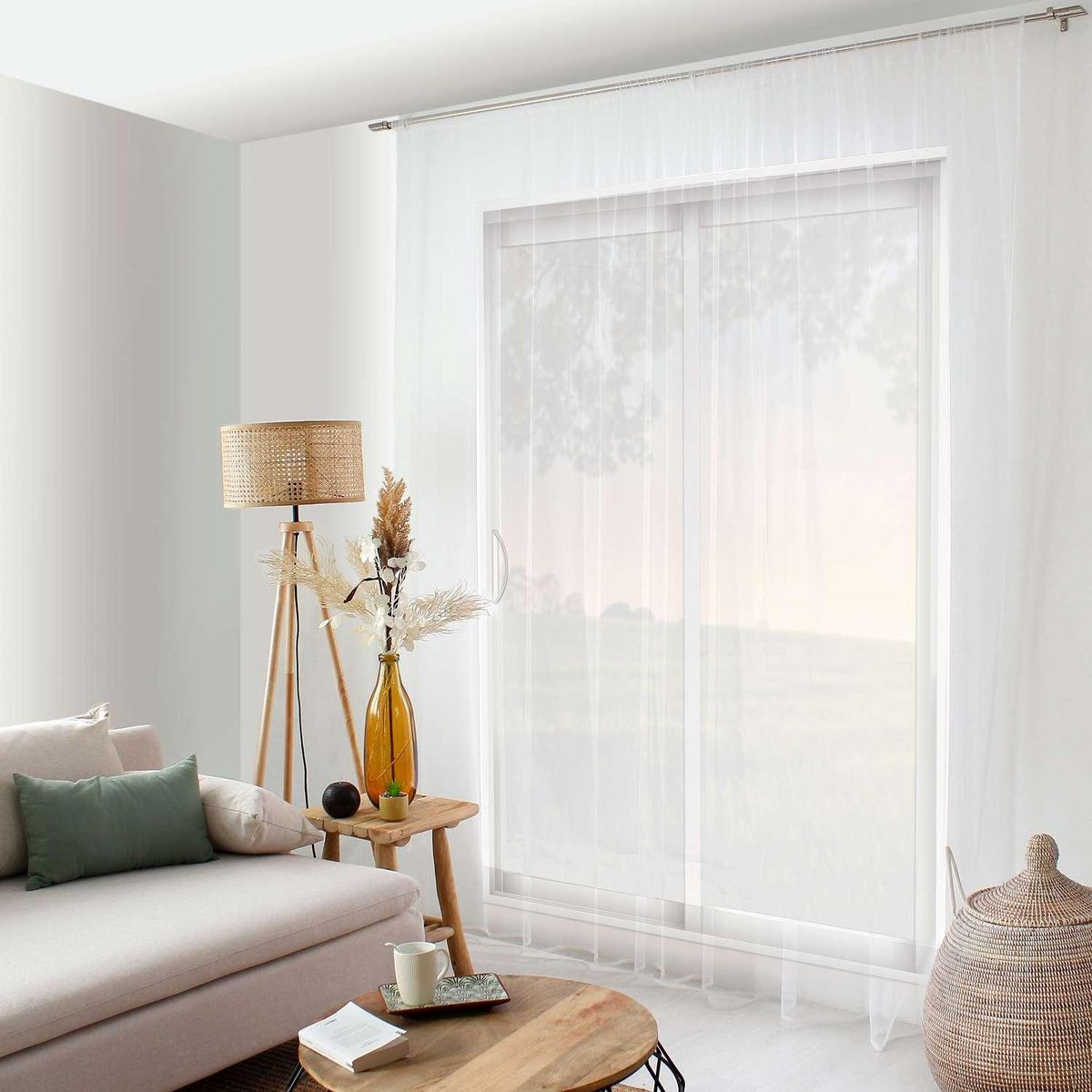 TOILINUX Voilage moustiquaire - 300 x 240 cm - Blanc