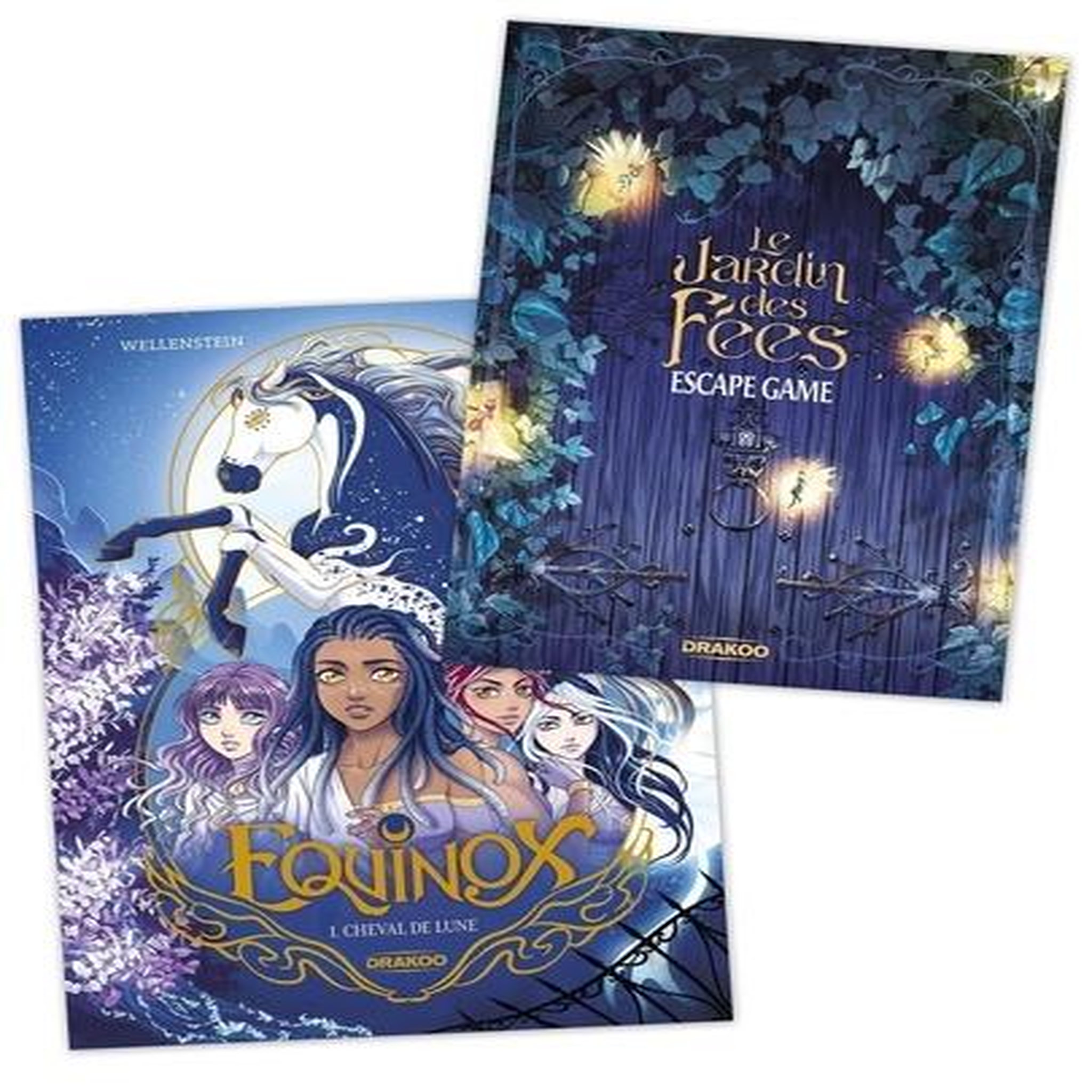EQUINOX TOME 1 : CHEVAL DE LUNE. AVEC UN ESCAPE GAME : LE JARDIN DES FEES, Wellenstein Aurélie