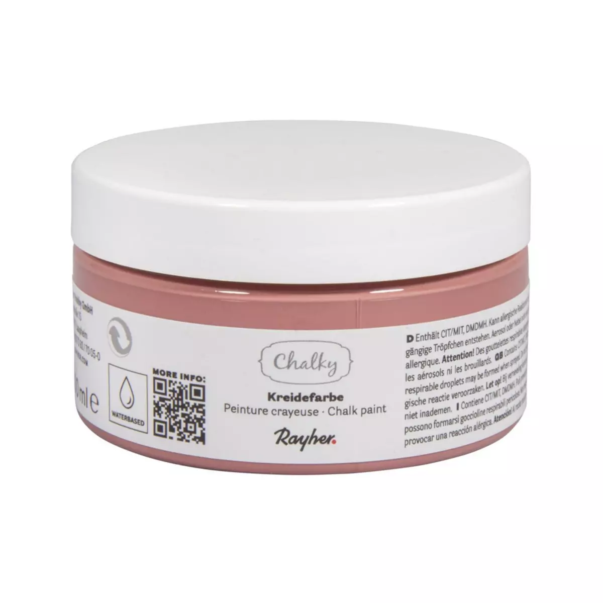 Rayher Peinture Craie Rouge tuile - Chalky Finish - 100 ml