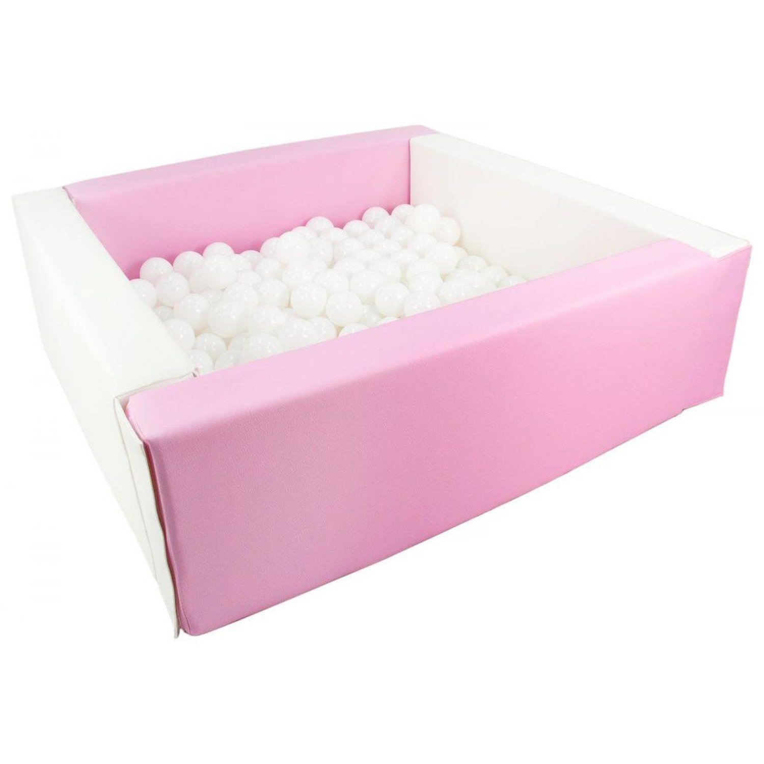 Piscine À Balles Carrée Velinda 200 Balles Pastel Plastique - vue 2