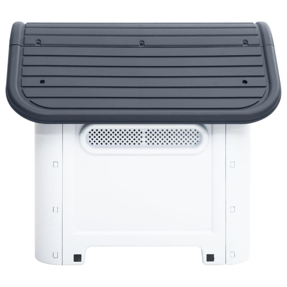 VIDAXL Niche pour chien Gris 59x75x66 cm Polypropylene