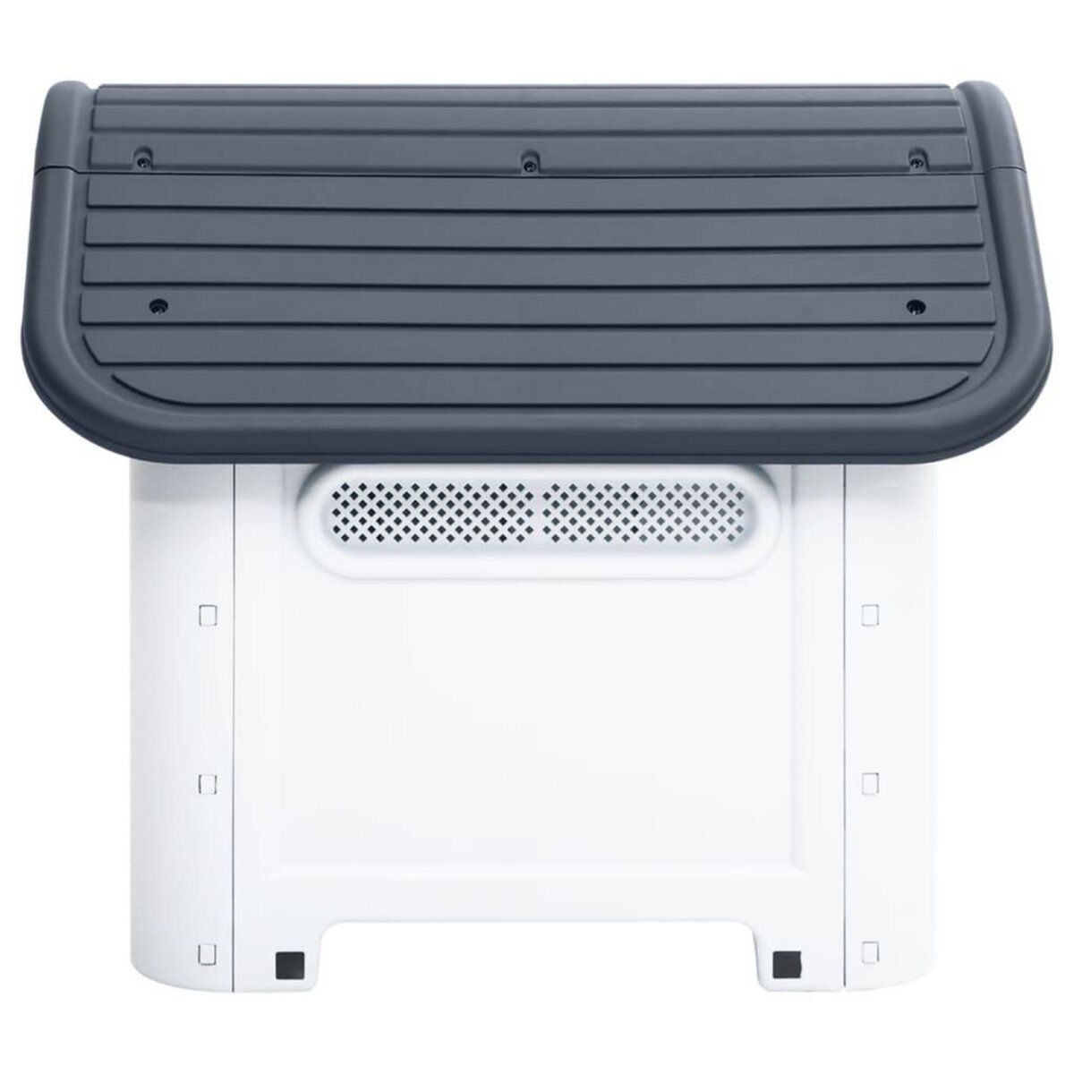 VIDAXL Niche pour chien Gris 59x75x66 cm Polypropylene